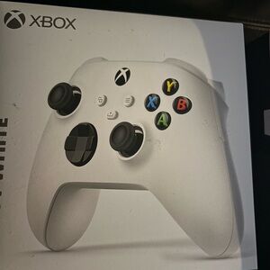White Xbox Controller & Headset brand new